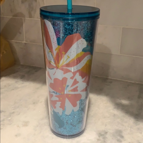 ⭐️SALE 🤩NEW STARBUCKS TUMBLER BLUE SPARKLE - Picture 9 of 13